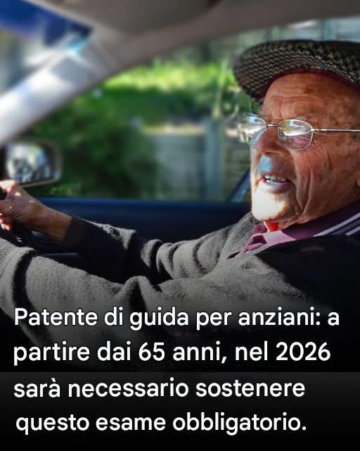Patente di guida: nel 2026 potrebbero essere introdotti nuovi esami per gli over 65.🚗 Per saperne di più.