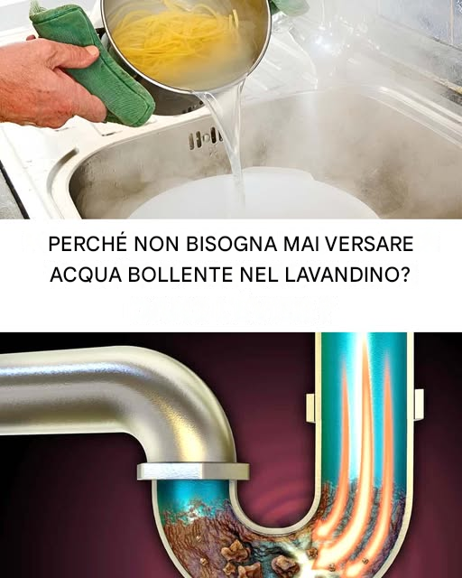 Perché non si dovrebbe mai versare acqua bollente nel lavandino?