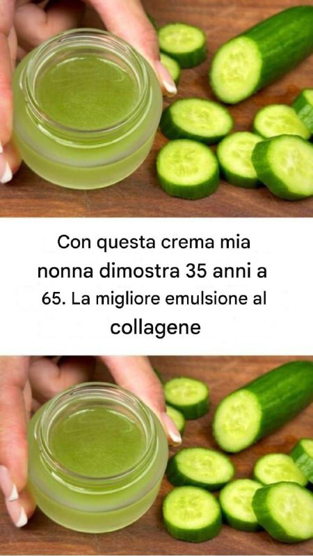 Con questa crema, mia nonna dimostra 35 anni a 65. La migliore emulsione al collagene👇👇