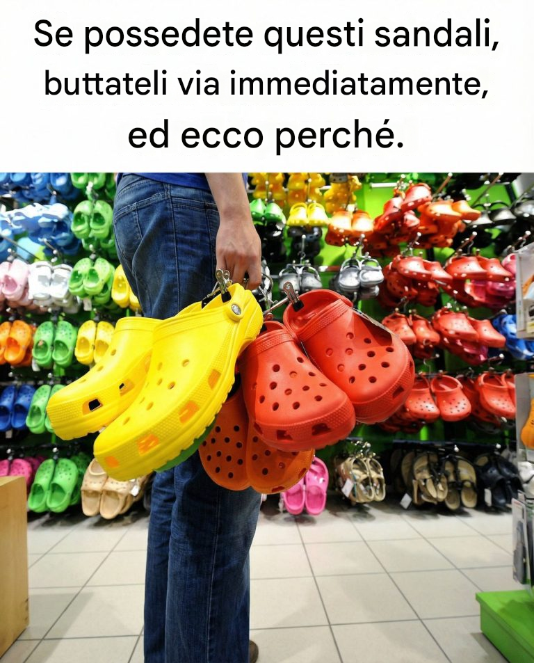 Se possedete questi sandali, buttateli via immediatamente, ed ecco perché.