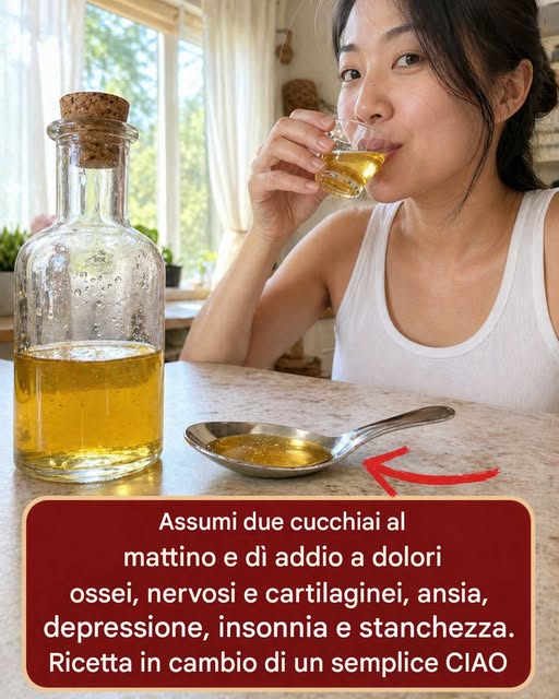 Assumi due cucchiai al mattino e dì addio al dolore alle ossa, ai nervi e alla cartilagine. Ansia, depressione, insonnia e stanchezza. Ricevi un cambiamento con un semplice CIAO.