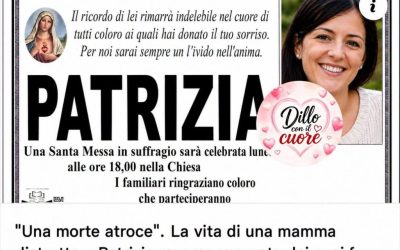 La vita di una mamma distrutta: ecco come è deceduta Patrizia