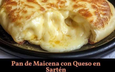 Pan de Maicena con Queso in Padella