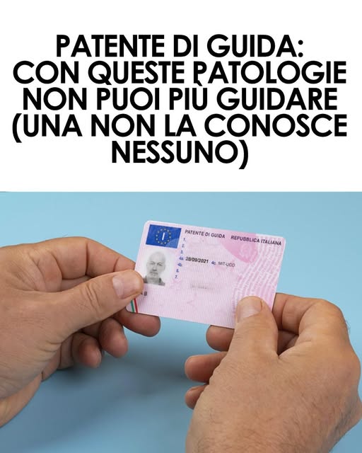 Patente di guida, devi sapere che con queste condizioni di salute non è più possibile guidare. Scopri quali sono (una è davvero poco conosciuta).