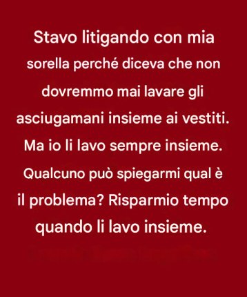 La verità sul lavare asciugamani e vestiti insieme