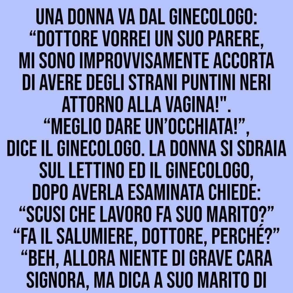 Una donna va dal ginecologo con delle strane macchie nelle parti intime (1 / 2)