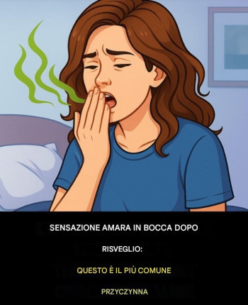 Ti svegli con un sapore amaro in bocca? È la causa più comune.