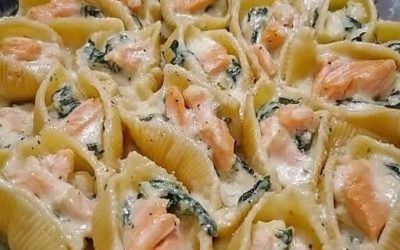 Conchiglioni con Zucchine e Salmone