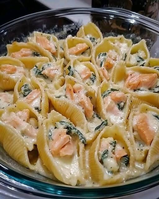 Conchiglioni con Zucchine e Salmone