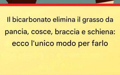Il bicarbonato di sodio rimuove il grasso da tutte queste zone: l’unico modo per farlo è prepararlo in questo modo!