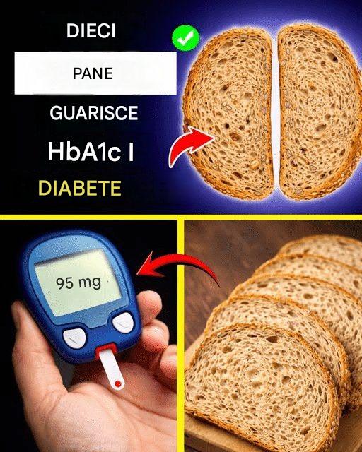 Il pane migliore per i diabetici, raccomandato dai medici per mantenere stabili i livelli di glicemia.