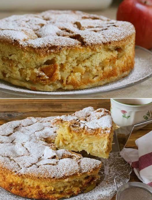 La torta francese 3×9 è diventata la mia fissa: mele a volontà, farina quasi nulla e una leggerezza pazzesca… e tutto con appena 170 kcal Ricetta completa  è nel primo commento