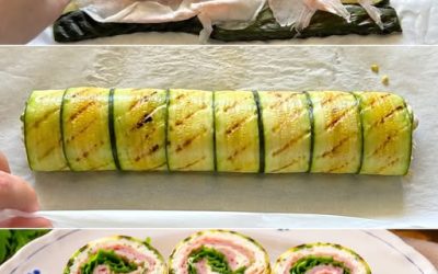 🥒 IL ROTOLO ESTIVO PI BUONO CHE CI SIA! ☀️ Zucchine, prosciutto, formaggio e rucola!😎 È freschissimo e leggero, perfetto per un pranzo o una cena in famiglia, la ricetta👇