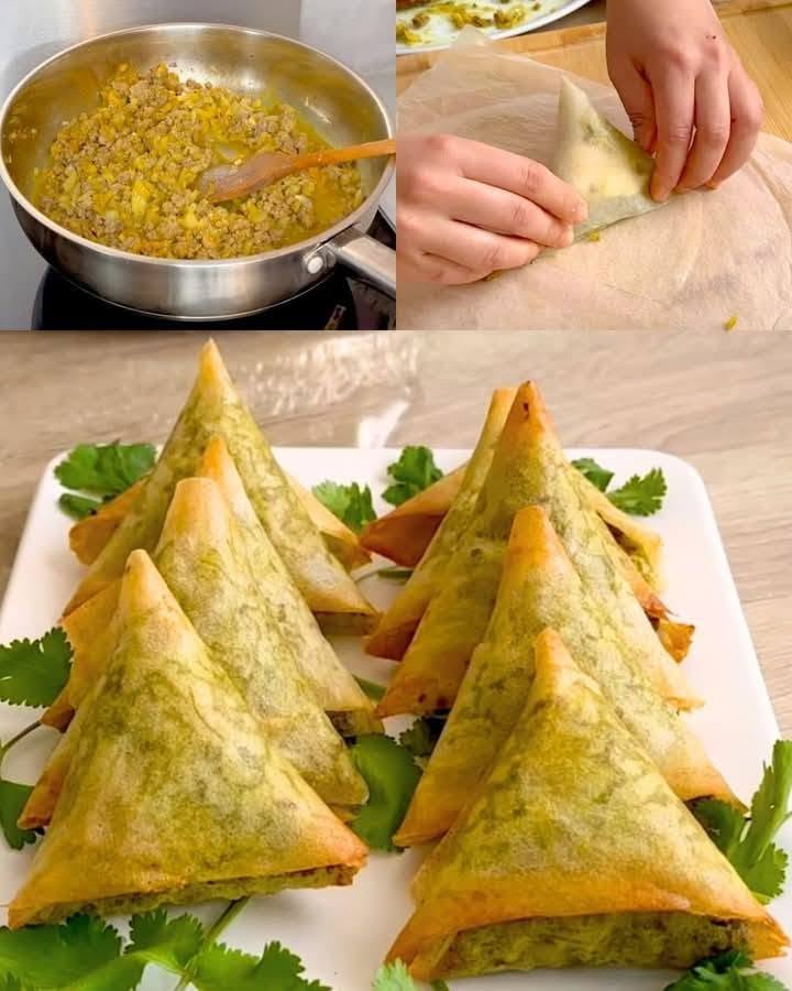 Triangoli di carne: una ricetta per un pasto gustoso da provare