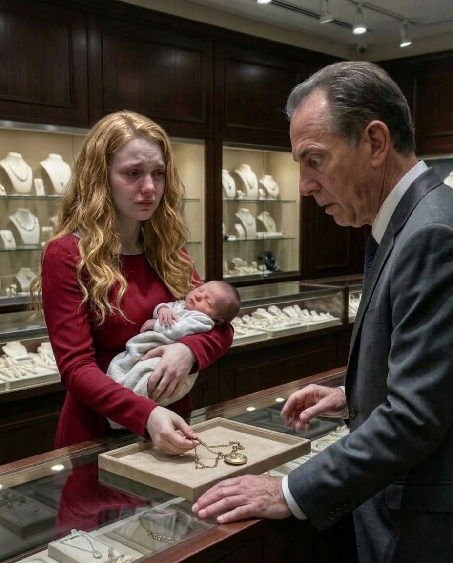 Dopo il parto, mio ​​marito mi ha cacciata di casa con i nostri neonati. Disperata e distrutta, ho cercato di vendere la mia collana, che avevo indossato per tutta la vita. Il gioielliere impallidì e sussurrò: “Tuo padre ti sta cercando da vent’anni”.