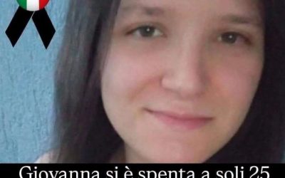 Italia, Giovanna è morta a soli 25 anni: lo strazio del marito (1 / 2)