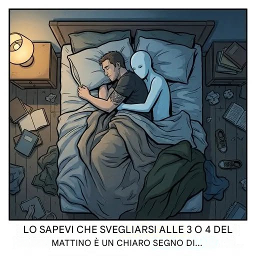 Lo sapevi che svegliarsi alle 3 o alle 4 del mattino è un chiaro segno di…