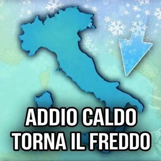 ⚠️Addio Caldo anomalo! Calo termico: arrivare a c…Altro…