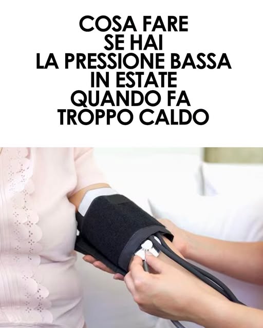 Debolezza, vertigini, svenimenti? Col caldo la pressione può scendere troppo: il corpo lancia segnali da non ignorare! Ecco cosa devi fare👇