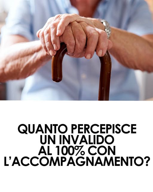 Quanto spetta nel 2025 a chi ha l’invalidità al 100% con accompagnamento: importi, requisiti e come fare domanda all’INPS. Ti dico tutto nel primo commento 👇