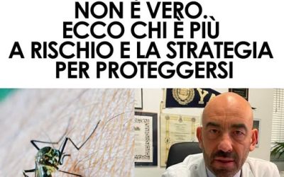 Zanzare, chi viene punto di più? Bassetti sfata il mito del “sangue dolce”: ecco chi è davvero più a rischio⬇️