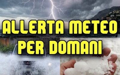 La Protezione Civile ha trasmesso avvisi meteo al tuo paese. Ecco dove⚠️⬇️