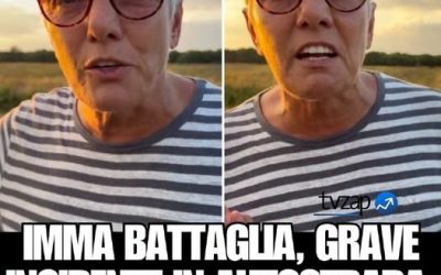 Imma Battaglia, grave incidente in autostrada: “Vive per miracolo” ⤵️⤵️