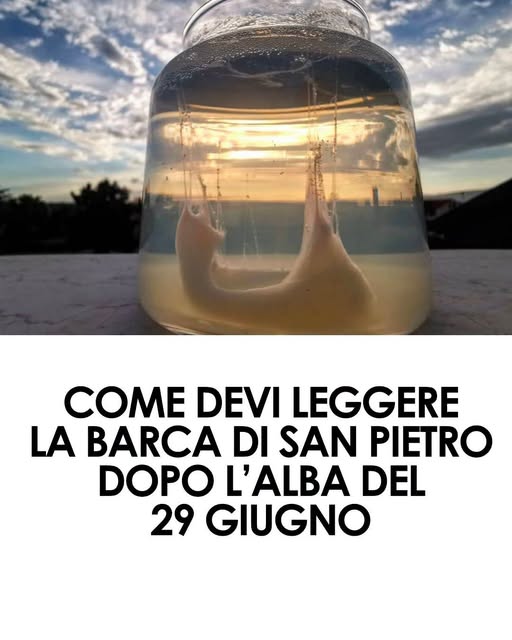 Se hai fatto la BARCA DI SAN PIETRO stanotte, oggi ti spiego come leggerla nel modo giusto. Il metodo di mia nonna ⬇
