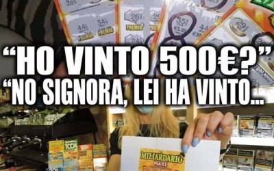 😱 Choc al bar: “No signora, lei non ha vinto 500 euro ma.. Altro…