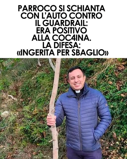 Un incidente stradale finito al centro di un caso giudiziario. Un parroco, Don Daniel Cardenas, è stato coinvolto in uno schianto contro il guardrail ⬇️