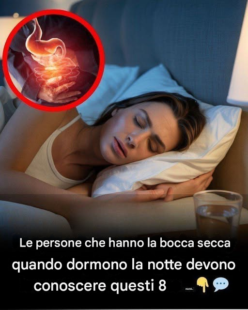 Le persone che hanno la bocca secca quando dormono la notte devono conoscere questi 8 motivi