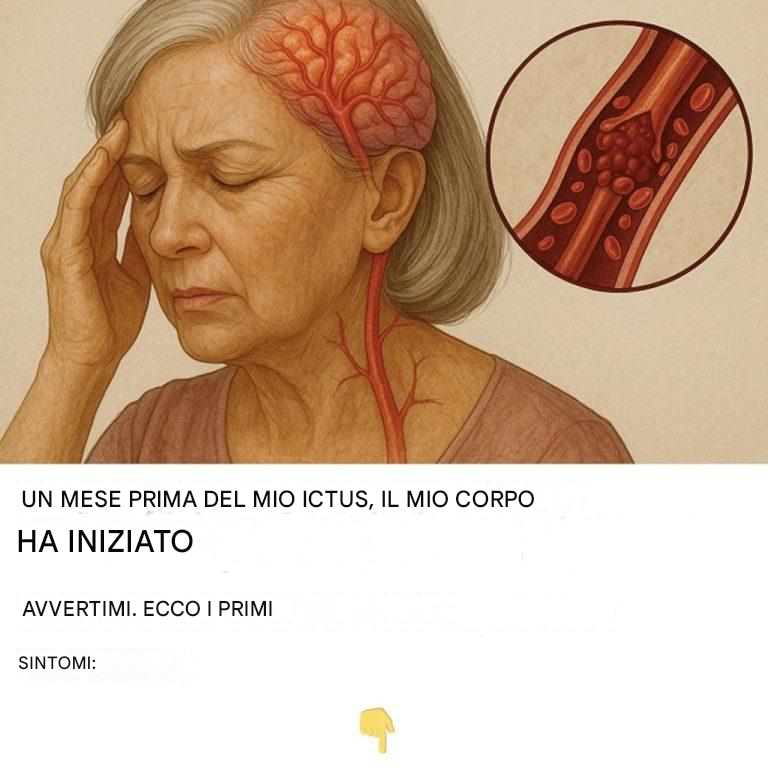 Un mese prima dell’ictus, il mio corpo ha iniziato ad avvertirmi. Questi sono stati i primi sintomi.
