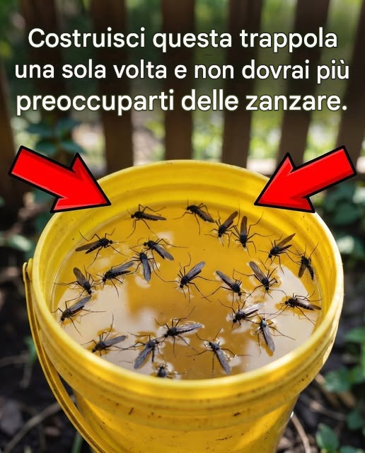 Costruisci questa trappola una sola volta e non dovrai più preoccuparti delle zanzare.