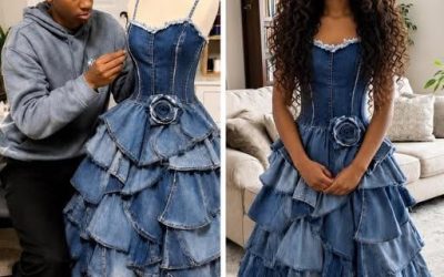 La mia matrigna si è rifiutata di darmi i soldi per un vestito da ballo – Mio fratello ne ha cucito uno con i jeans della nostra defunta mamma.