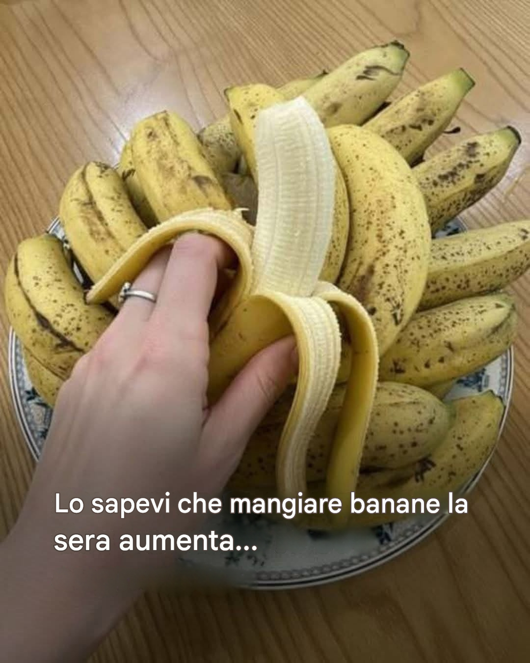 Se mangi banane la sera, aumenterà il tuo… Vedi altro