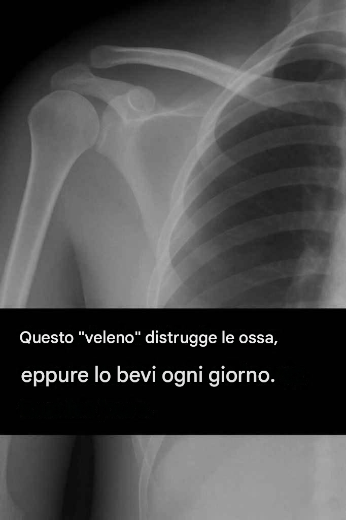 Questo “veleno” distrugge le ossa, e tu lo bevi ogni giorno!