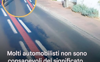 Una nuova linea rossa sulla strada che sorprenderà gli automobilisti