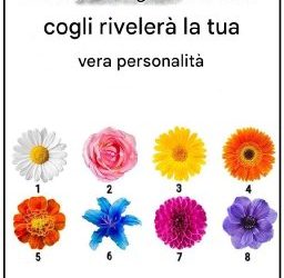 Niente chiacchiere. Il fiore che coglierai rivelerà il tuo vero tratto caratteriale.