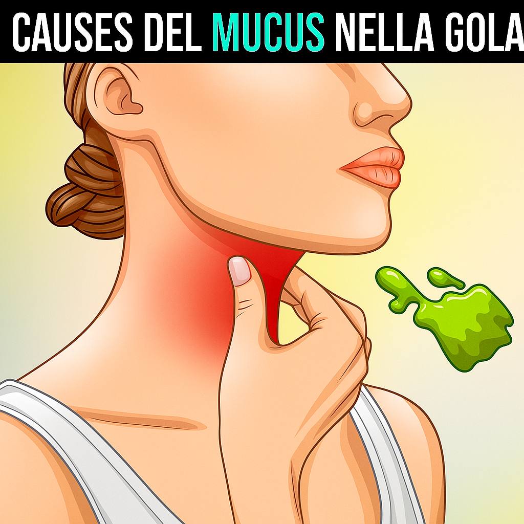 Le vere cause del muco costante in gola e come liberarsene (link nei commenti)