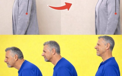 Come correggere la postura con la testa in avanti dopo i 60 anni in soli 4 minuti: un rituale delicato consigliato dal medico più anziano del Giappone.