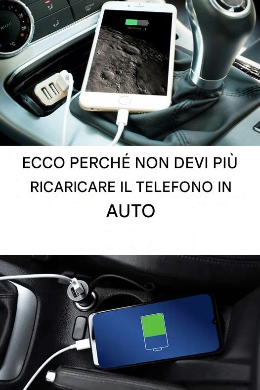 Perché dovresti evitare di caricare il telefono in macchina?