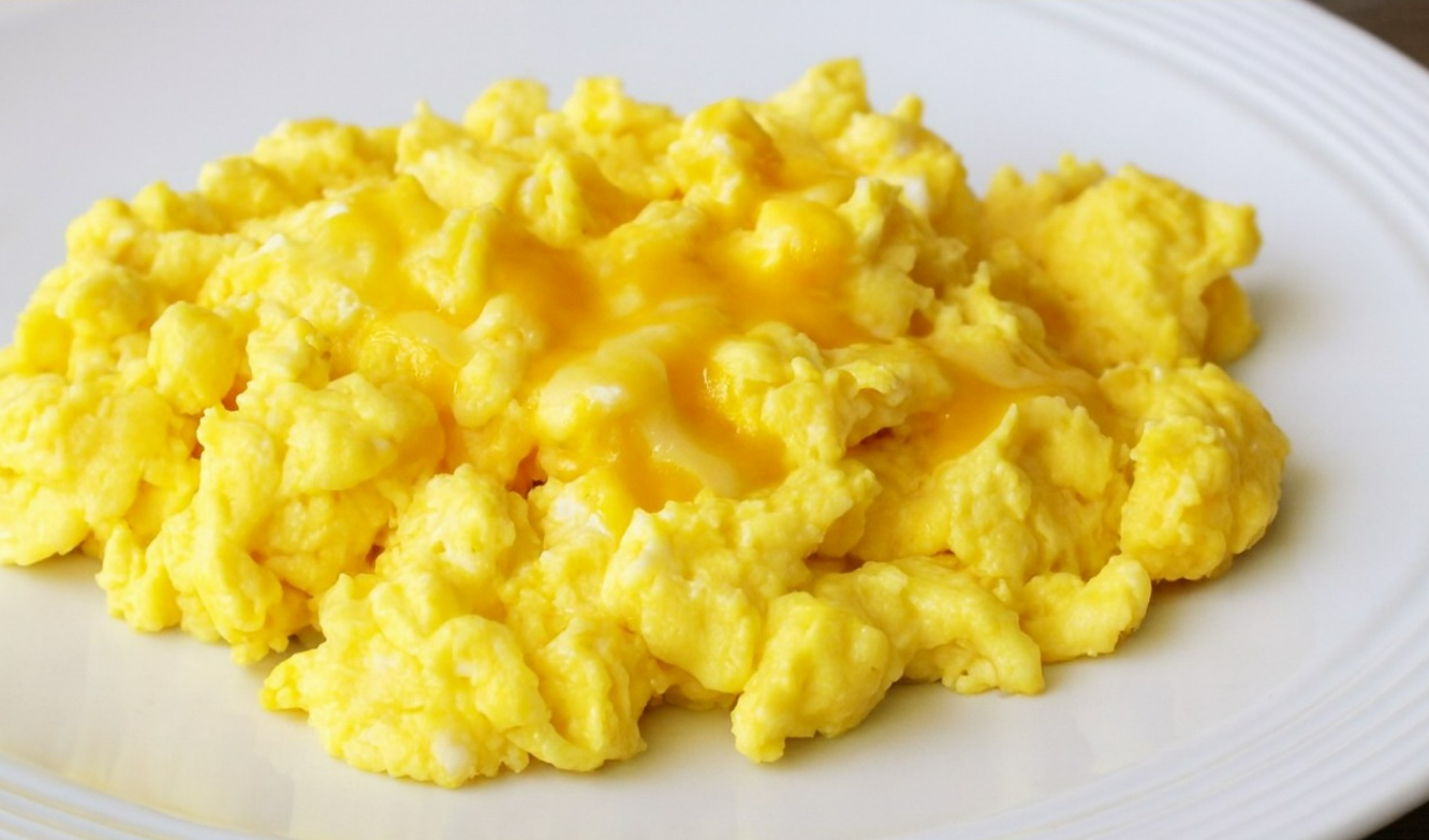 Uova strapazzate morbide e cremose, per niente asciutte 😍 Perfette con il pane tostato o per la colazione