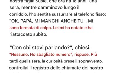 Ho sentito mia figlia sussurrare “Mi manchi, papà” al telefono – ho seppellito suo padre 18 anni fa