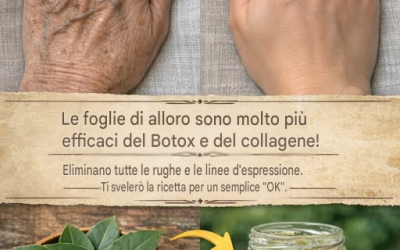Le foglie di alloro sono molto più potenti del Botox e del collagene! Eliminano tutte le rughe e le linee d’espressione. Ho bisogno che tu dica qualcosa per continuare a ricevere le mie ricette🙏