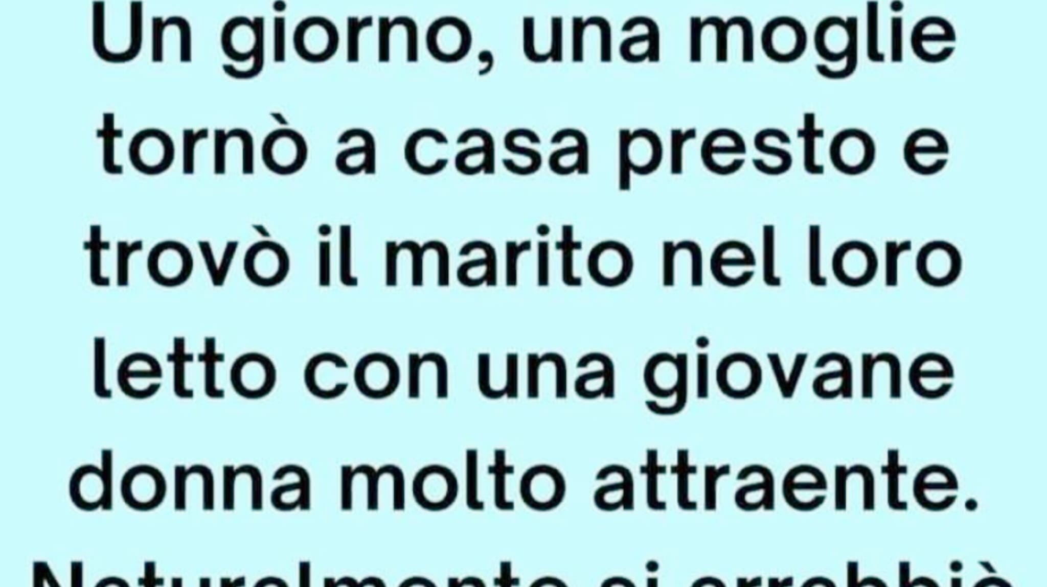 Un giorno una moglie torna a casa e trova il marito con una giovane donna molto attraente (1 / 2)