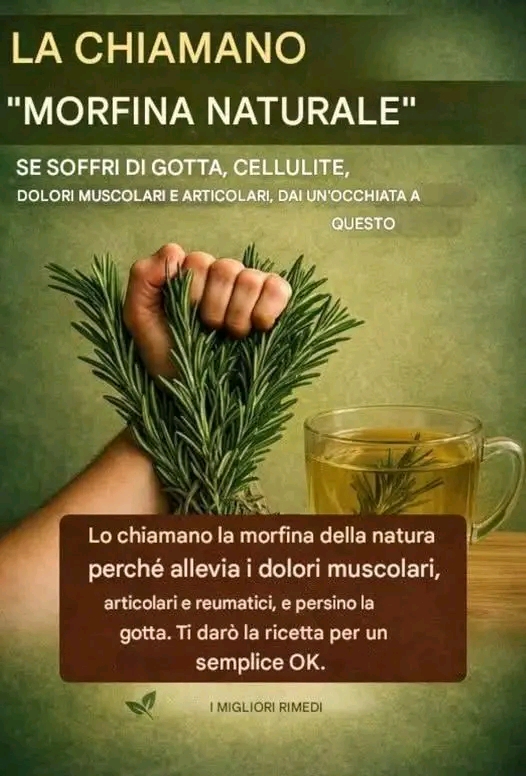 # Il potere curativo del rosmarino: la “morfina naturale” che dovresti conoscere