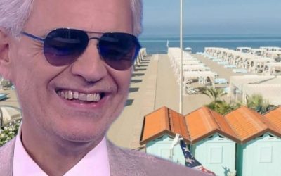 Una giornata al mare da Bocelli costa la bellezza di…Altro…