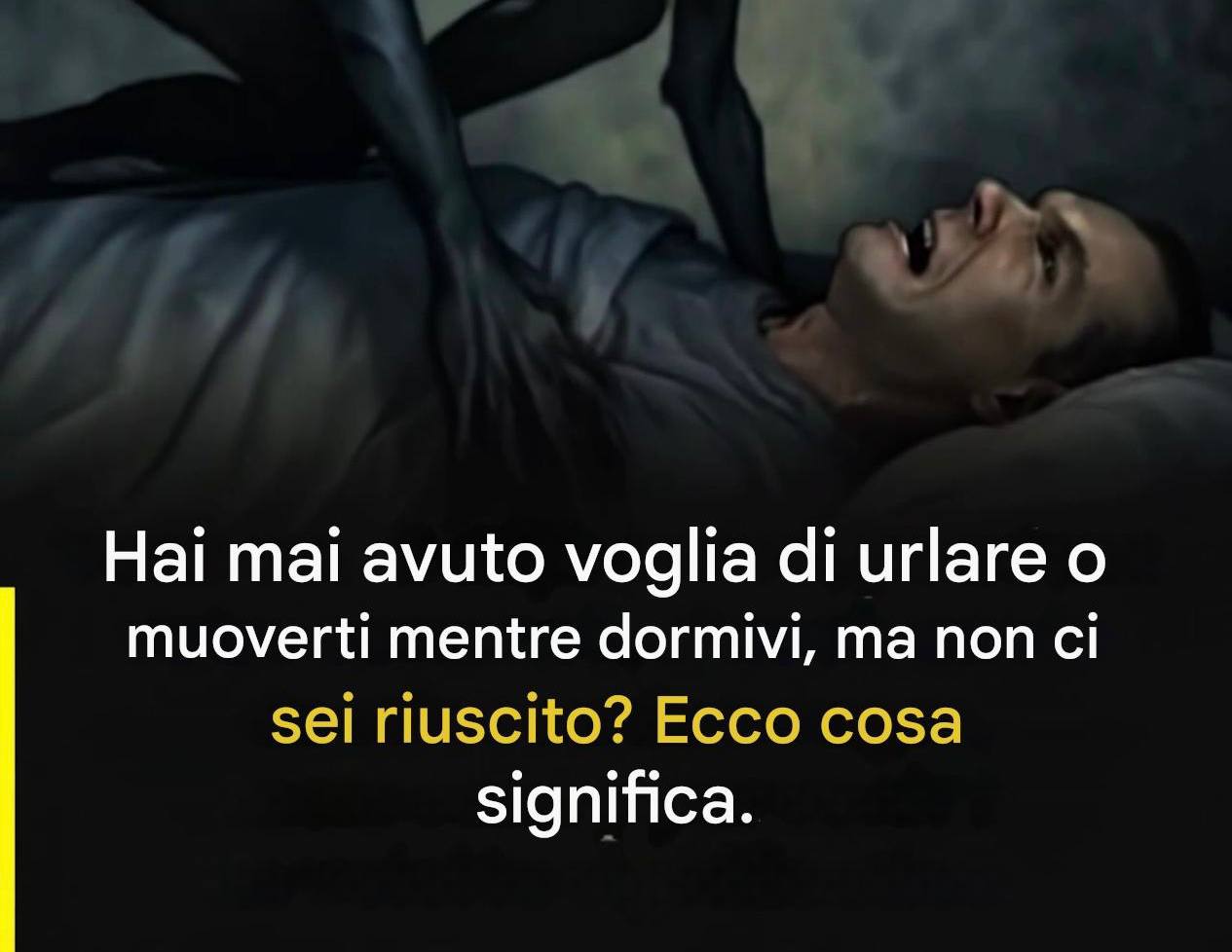 L’enigma dell’immobilità notturna: quando il corpo si rifiuta di obbedire