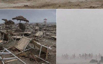 🛑 Tromba d’aria si abbatte sulla spiaggia italiana: ci sono m…Altro…. #italia #Maltempo