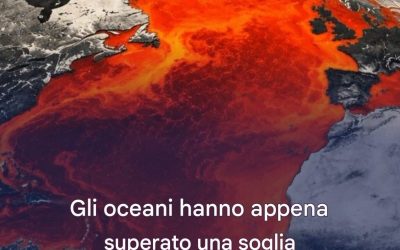 A giugno gli oceani stanno raggiungendo temperature record. Una soglia allarmante per il nostro pianeta! 🌊
